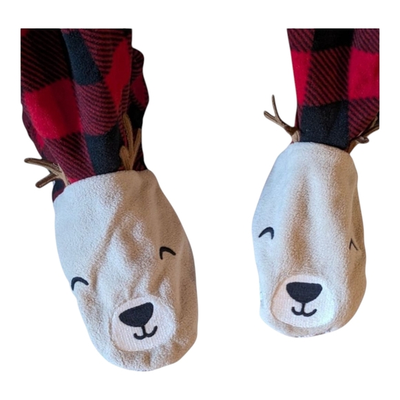 Carter's Reindeer Footed PJs - The Coziest Thing on Earth! Sz 12 Youth - Picture 8 of 8